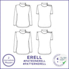 Patron Erell - Top - S/3XL - Moyen - My Little Coupon