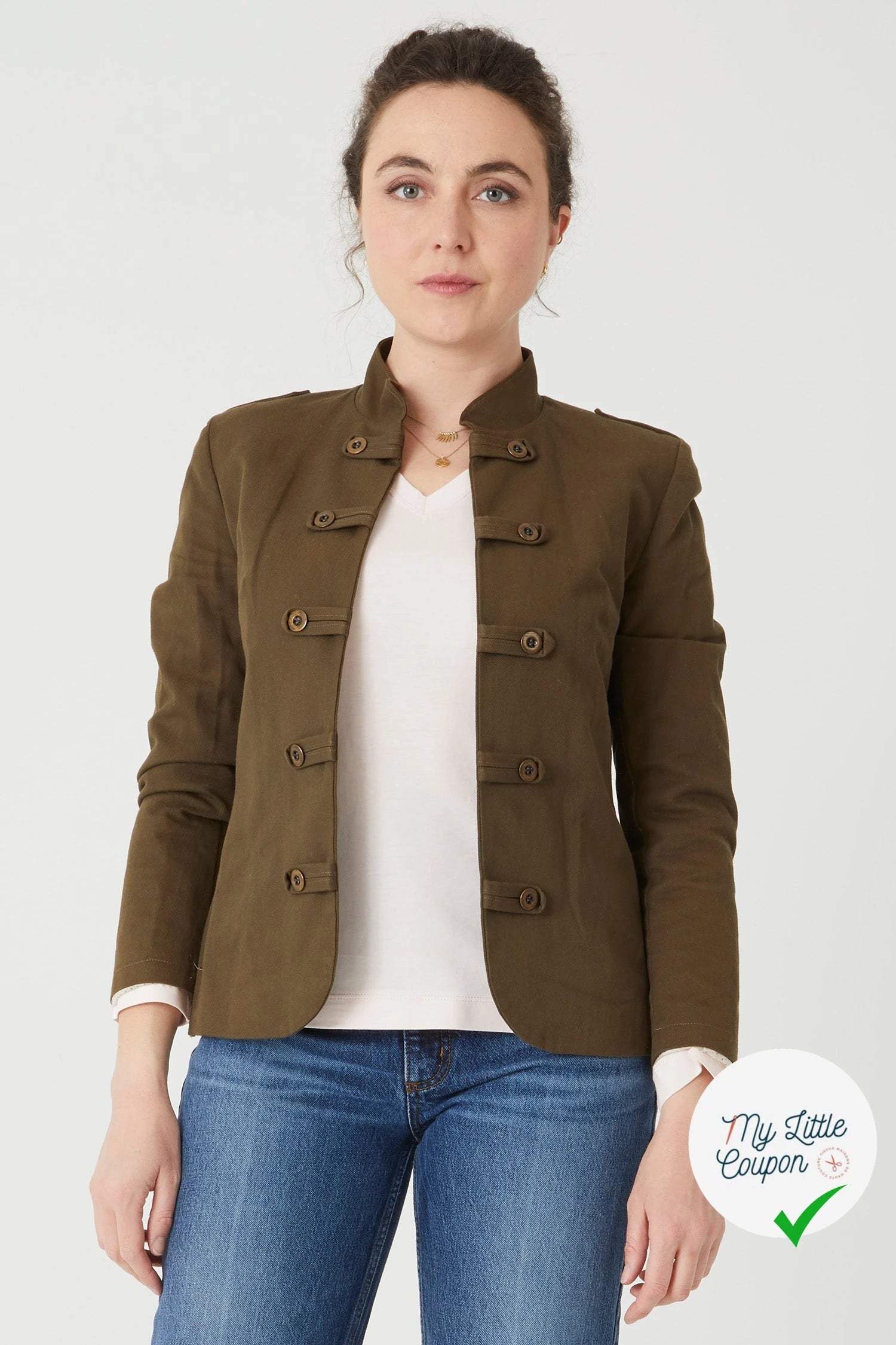Patron Nadine - Veste - FR 34/56, US 2/24, UK 6/28 - Difficile - My Little Coupon