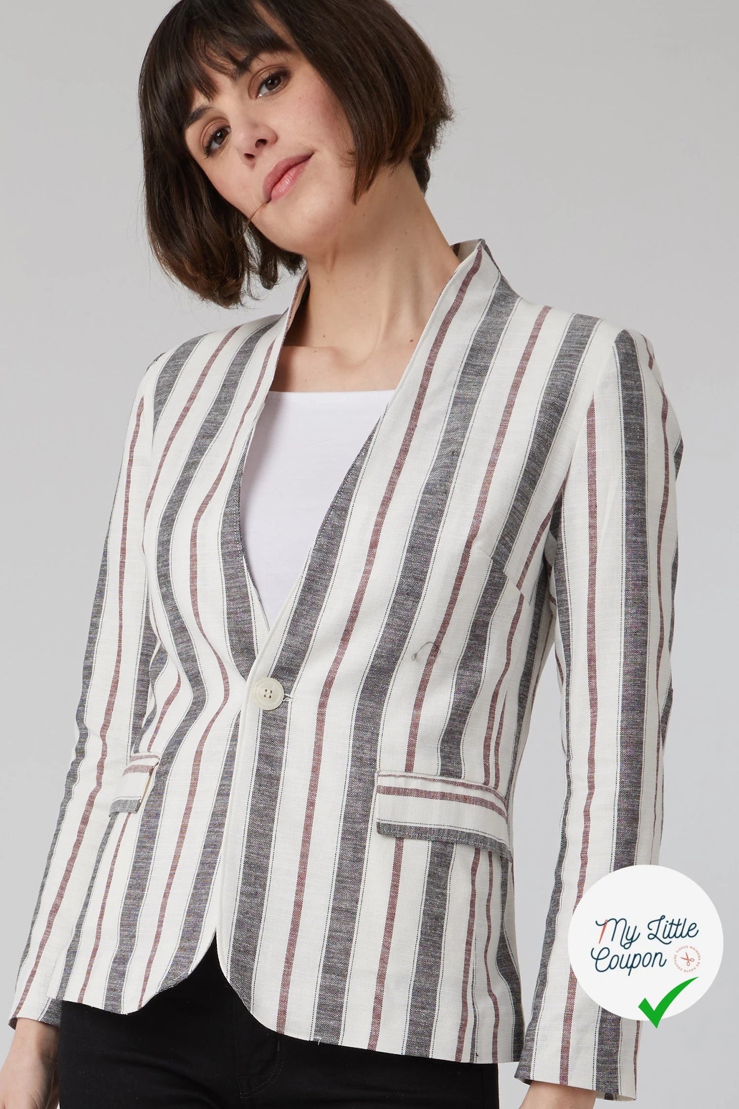 Patron Naïma - Veste - FR 34/56, US 2/24, UK 6/28 - Difficile - My Little Coupon