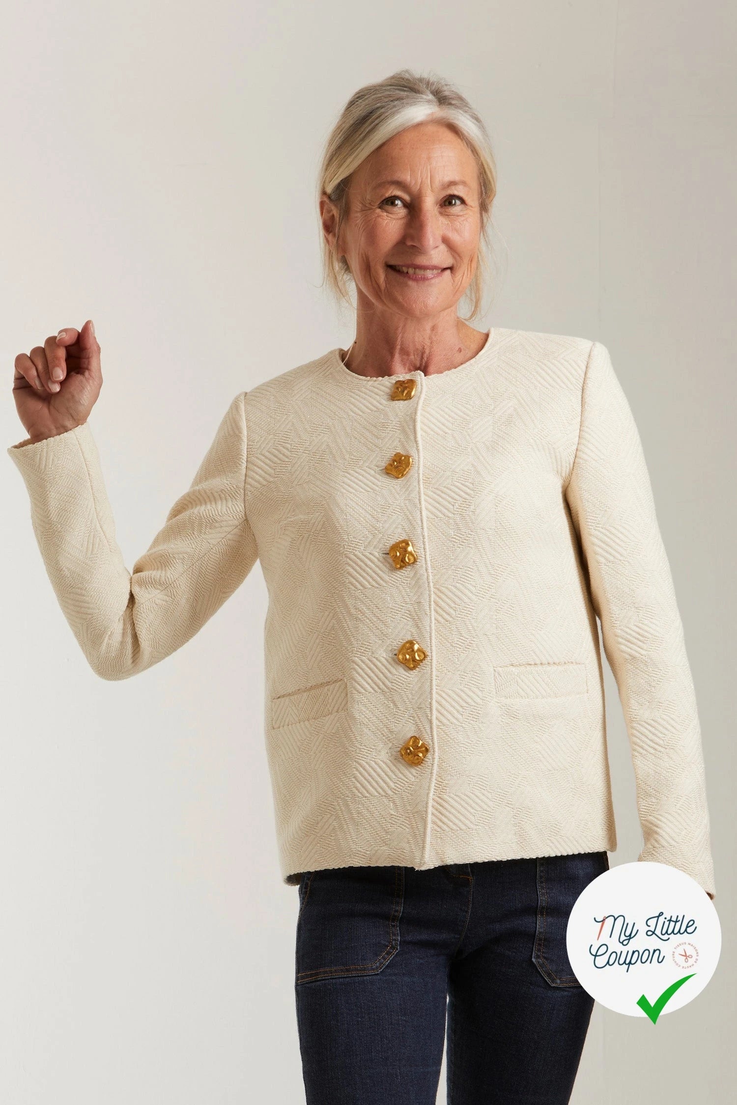 Patron Nancy - Veste - FR 34/48, US 2/16, UK 6/20 - Difficile - My Little Coupon