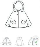 Patron cape Perrine - L'Enfant Roi - My Little Coupon
