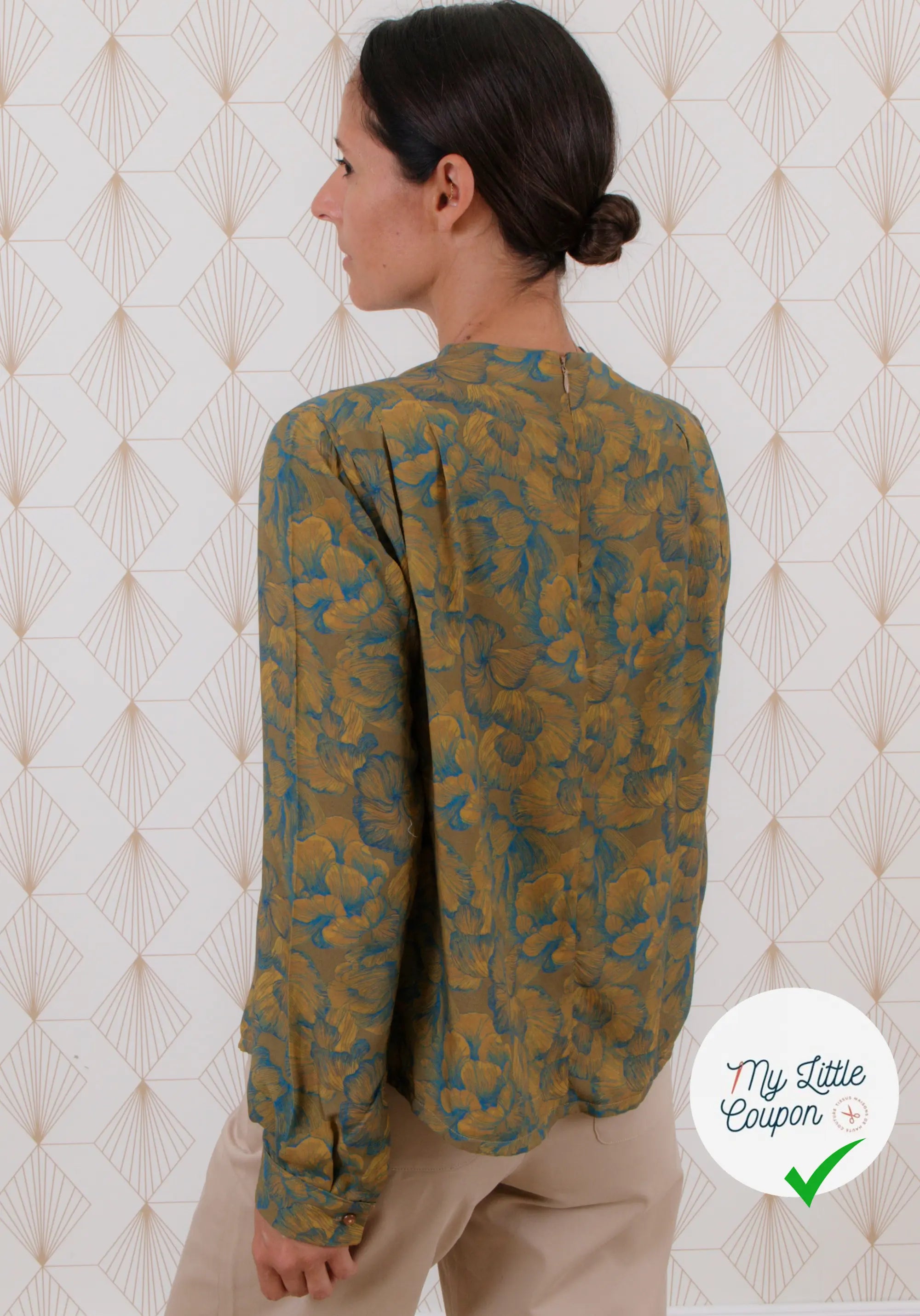 Patron couture La blouse TEMPETE / Patron pochette - My Little Coupon