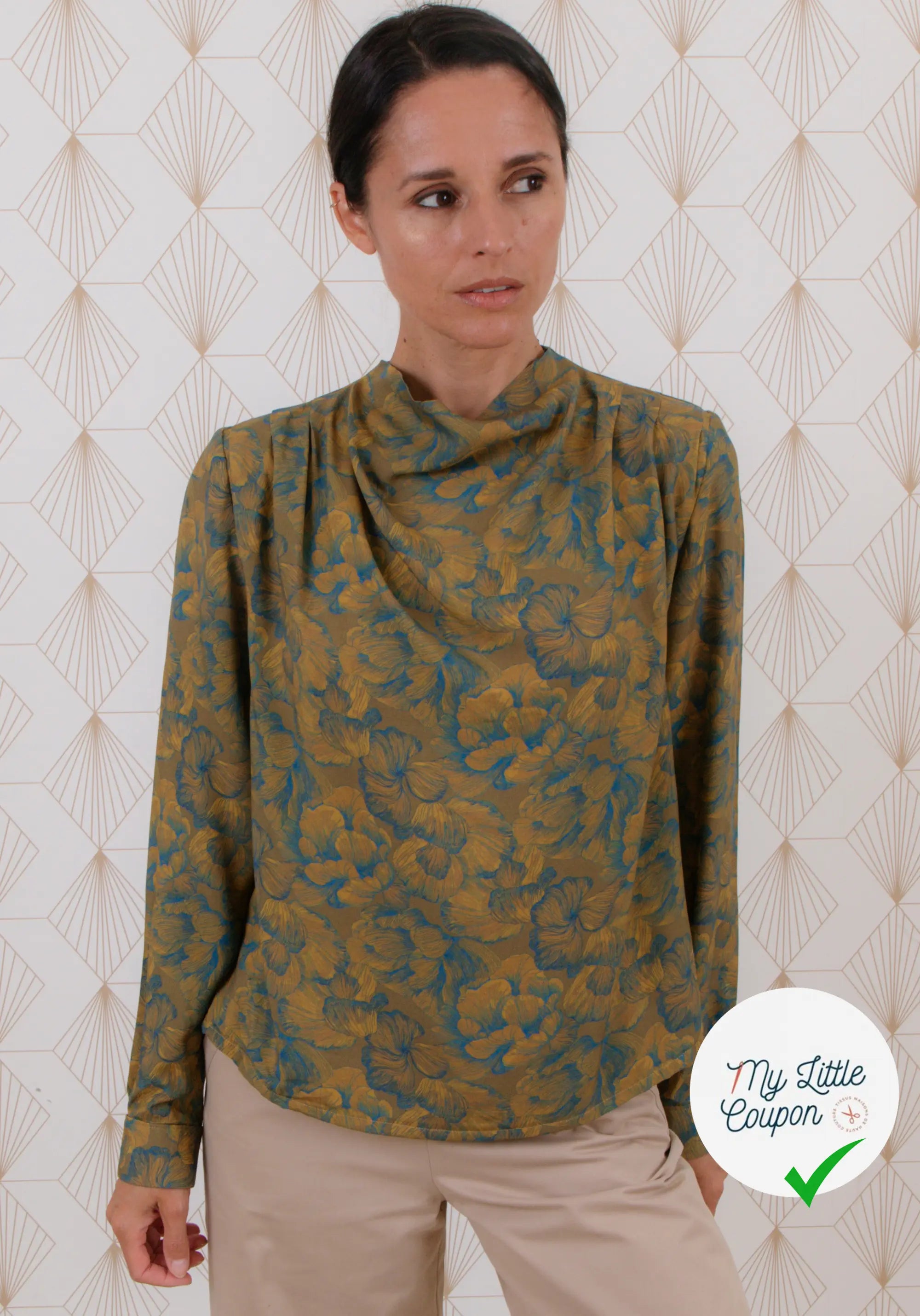 Patron couture La blouse TEMPETE / Patron pochette - My Little Coupon