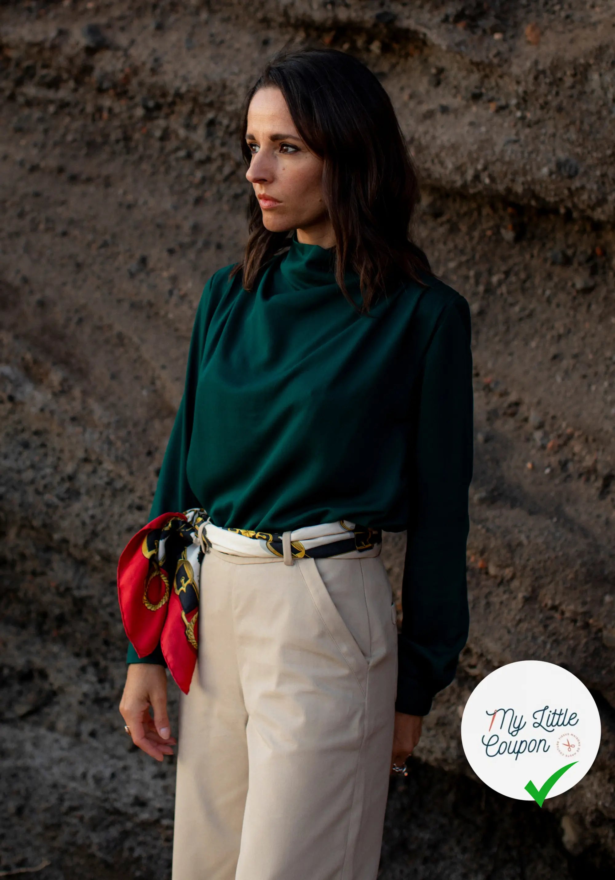 Patron couture La blouse TEMPETE / Patron pochette - My Little Coupon