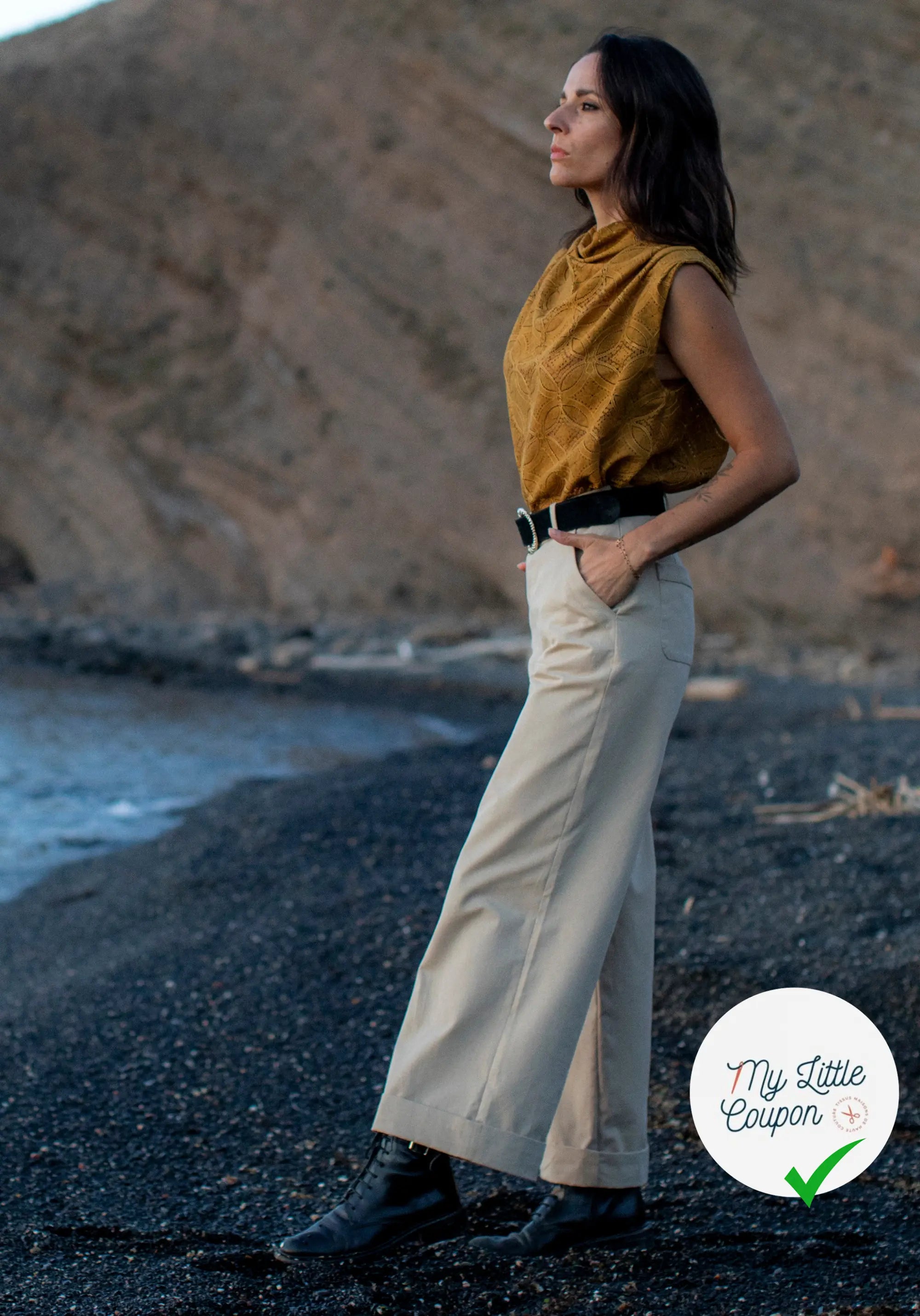 Patron couture Le pantalon RECIF/ Patron pochette - My Little Coupon