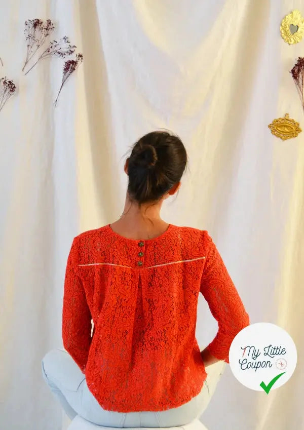 Patron couture blouse Violette / Patron pochette - My Little Coupon