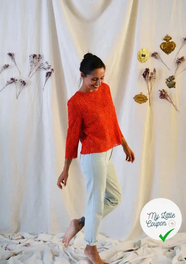 Patron couture blouse Violette / Patron pochette - My Little Coupon