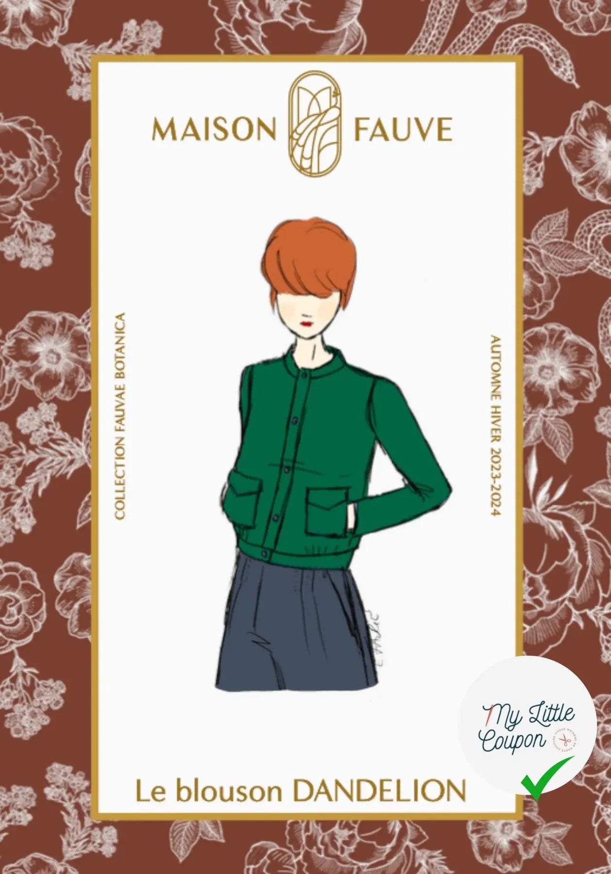 Patron couture blouson Dandelion / Patron pochette - My Little Coupon