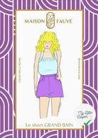 Patron couture short Grand Bain / Patron pochette - My Little Coupon