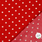 Popeline de viscose rouge - My Little Coupon