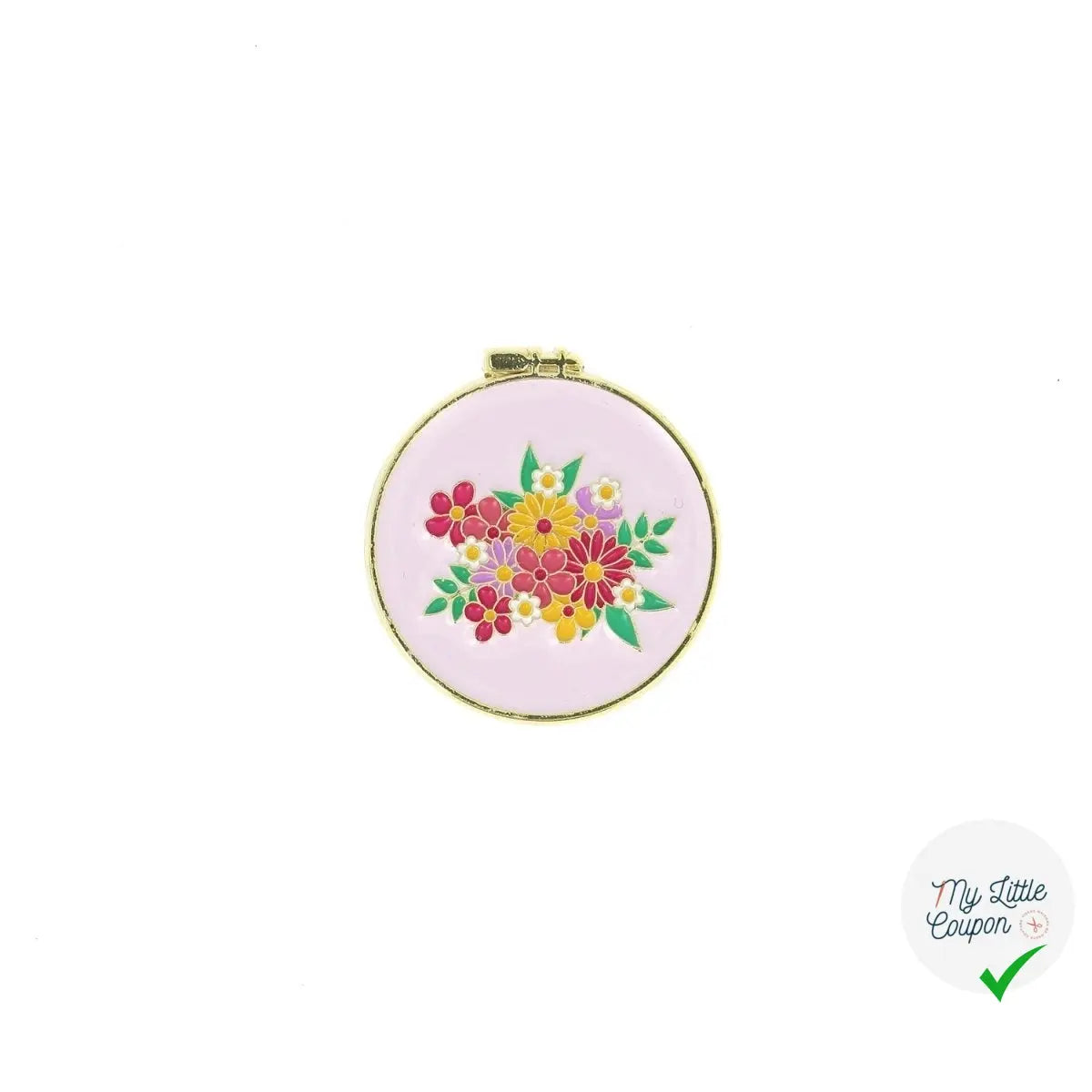 Porte aiguille aimanté fleur - My Little Coupon
