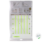 Règle patchwork avec fentes BOHIN 30 x 15 cm - dos du packaging