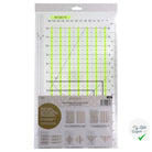 Règle patchwork avec fentes BOHIN 30 x 15 cm - packaging graduation inches
