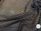 RESILLE À RAYURES MULTICO TOUCHER DOUX STRETCH - My Little Coupon
