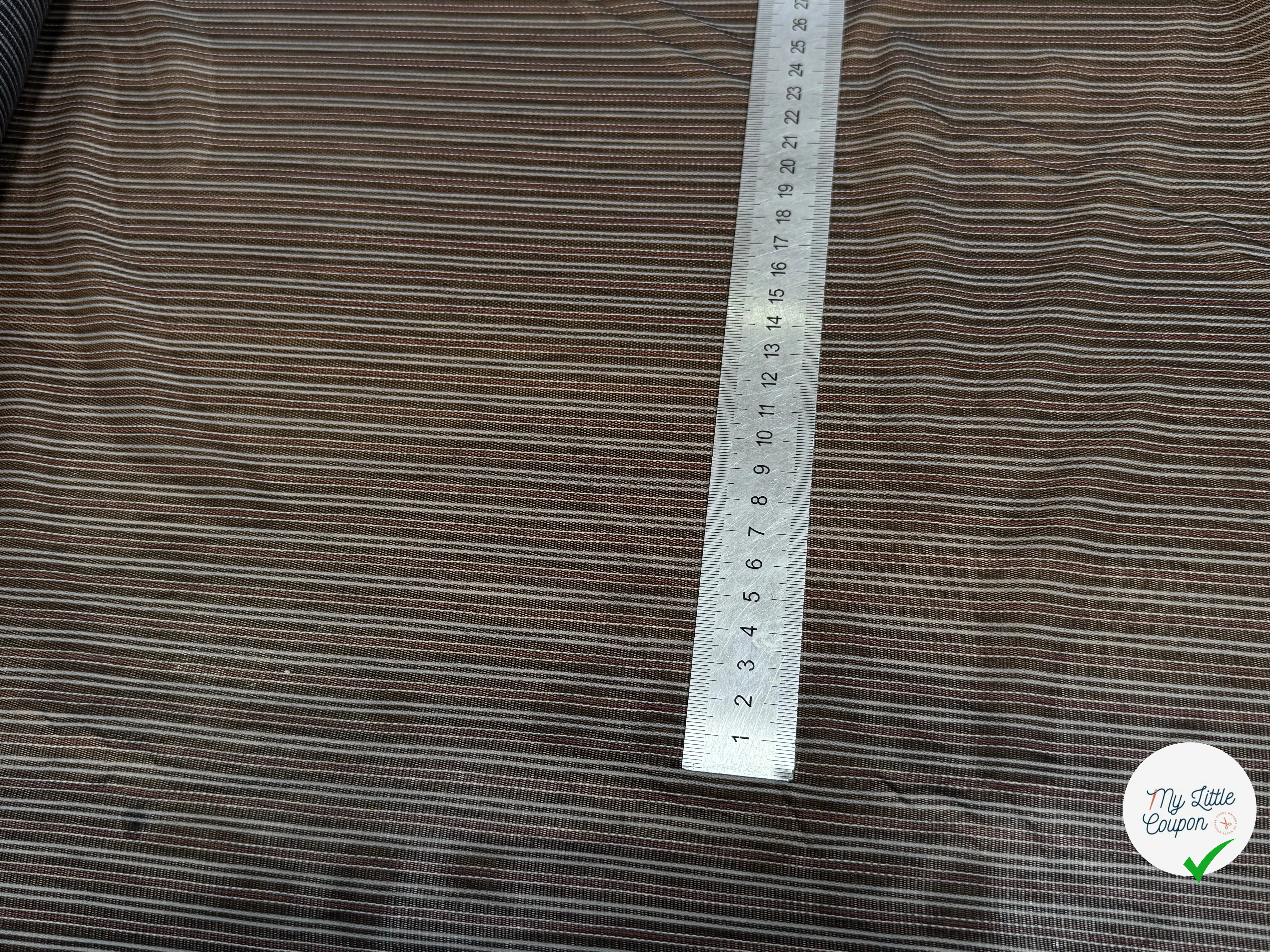 RESILLE À RAYURES MULTICO TOUCHER DOUX STRETCH - My Little Coupon