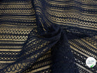 RÉSILLE BRODÉ SUBLIME BLEU MARRINE 70% COTON - My Little Coupon