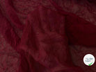 RÉSILLE FINE LYCRA ROUGE AMOUR EFFET FROISSÉ - My Little Coupon - tissu - coudre