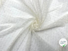 RÉSILLE JACQUARD ÉTOILE BLANC - My Little Coupon - tissu - coudre
