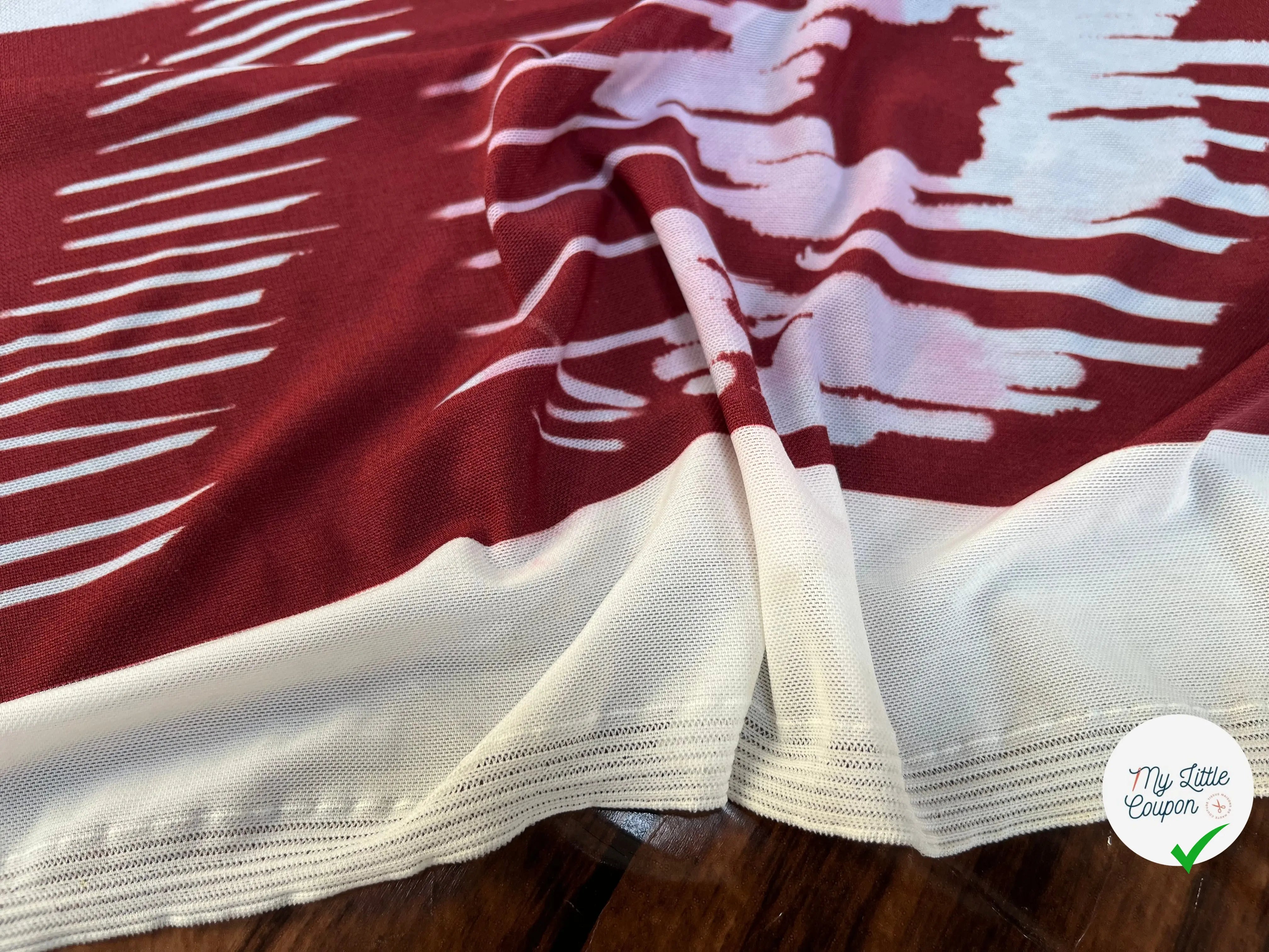 RESILLE MAILLE MARRON BLAN - My Little Coupon
