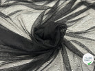 RÉSILLE NOIRE PETITES FLEURS - coupon de tissu de 3 mètres - My Little Coupon - tissu - coudre