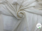 RÉSILLE SOUPLE STRETCH BLANC CASSÉ - coupon de tissu de 3 mètres - My Little Coupon - tissu - coudre