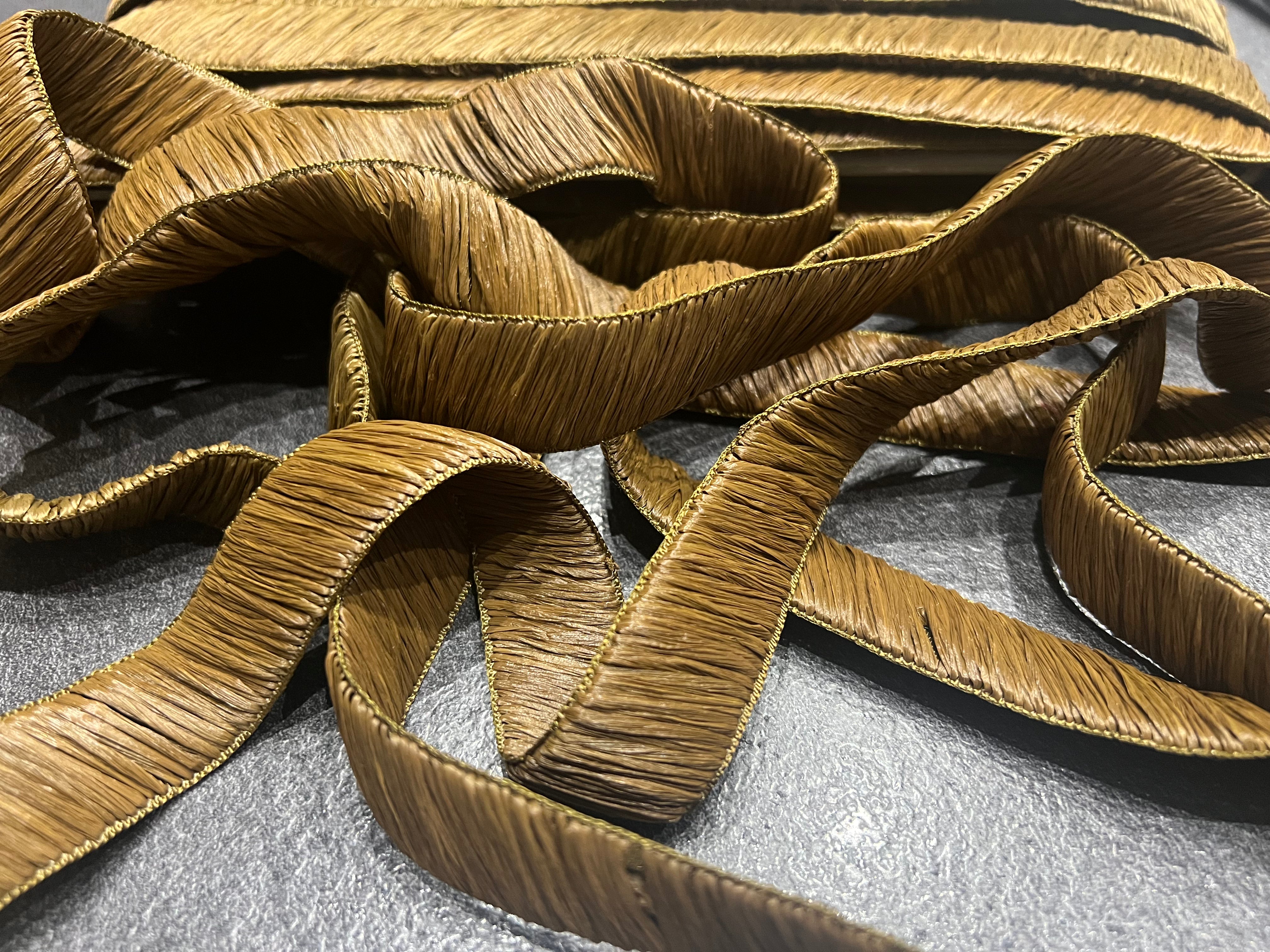 RUBAN RAFIA TABAC 23mm - My Little Coupon