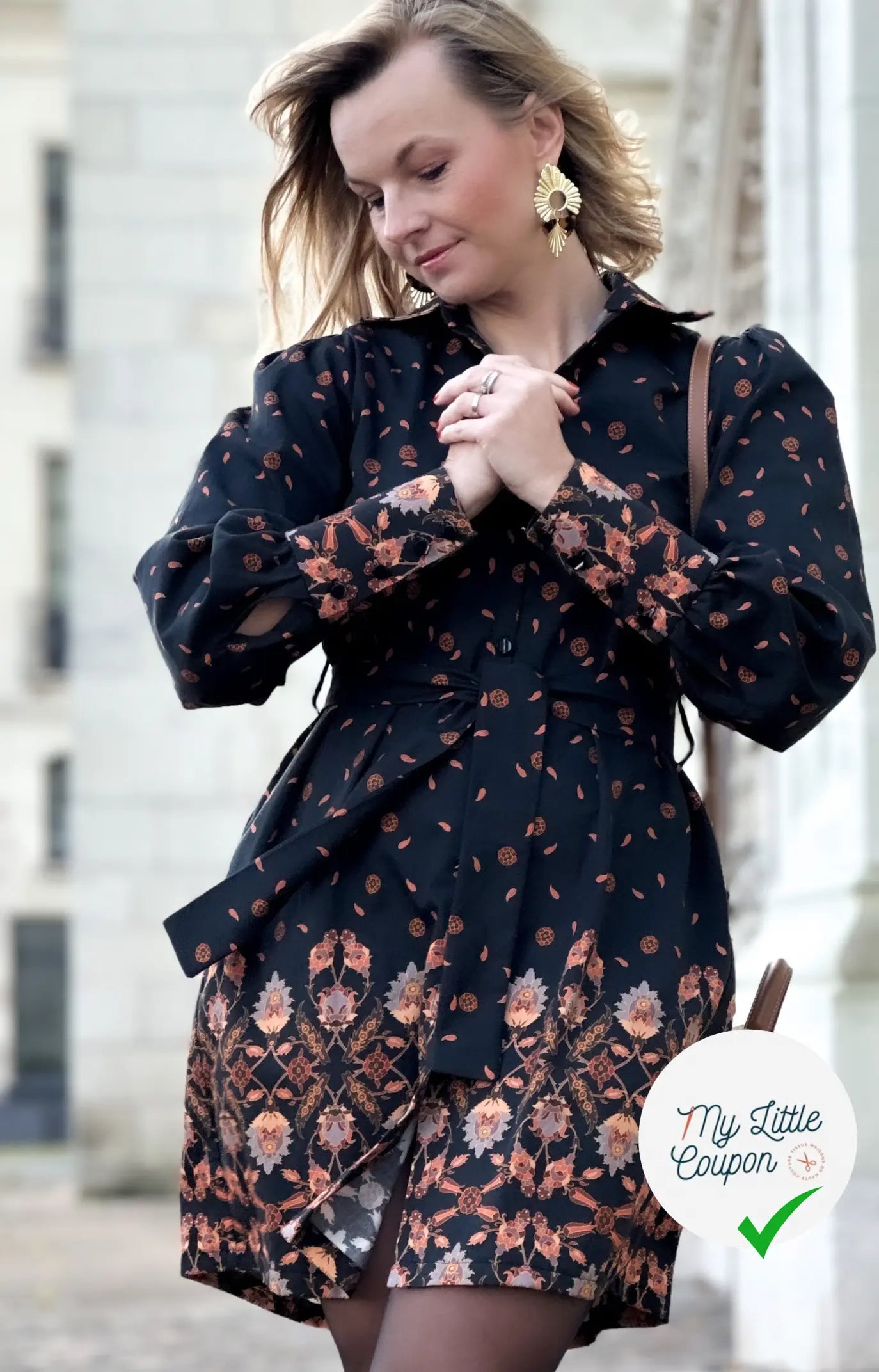Robe Chemise Merwa - Patron pochette - My Little Coupon
