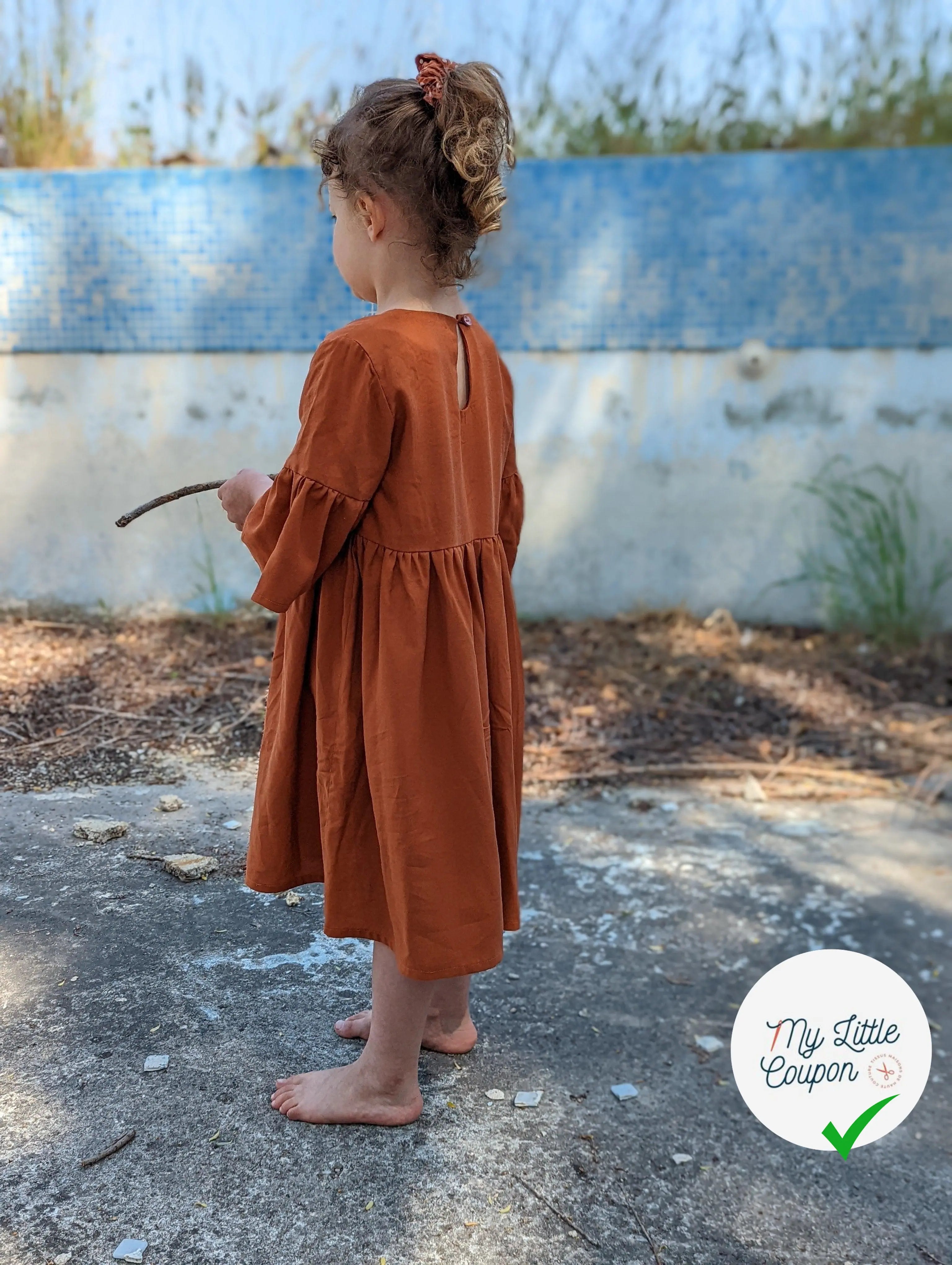 Robe Linotte | Du 3 au 12 ans | Marmaï Patterns - My Little Coupon - tissu - coudre