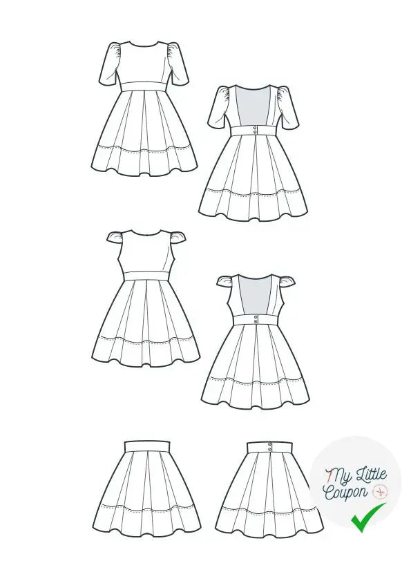 Romy – robe dos nu - L'Enfant Roi - My Little Coupon