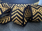 SANGLE JACQUARD NOIR ET OR 40MM - My Little Coupon
