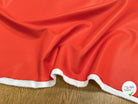 SATIN CUIR ORANGE ENVERS MICROPOLAIRE BLANCHE - My Little Coupon