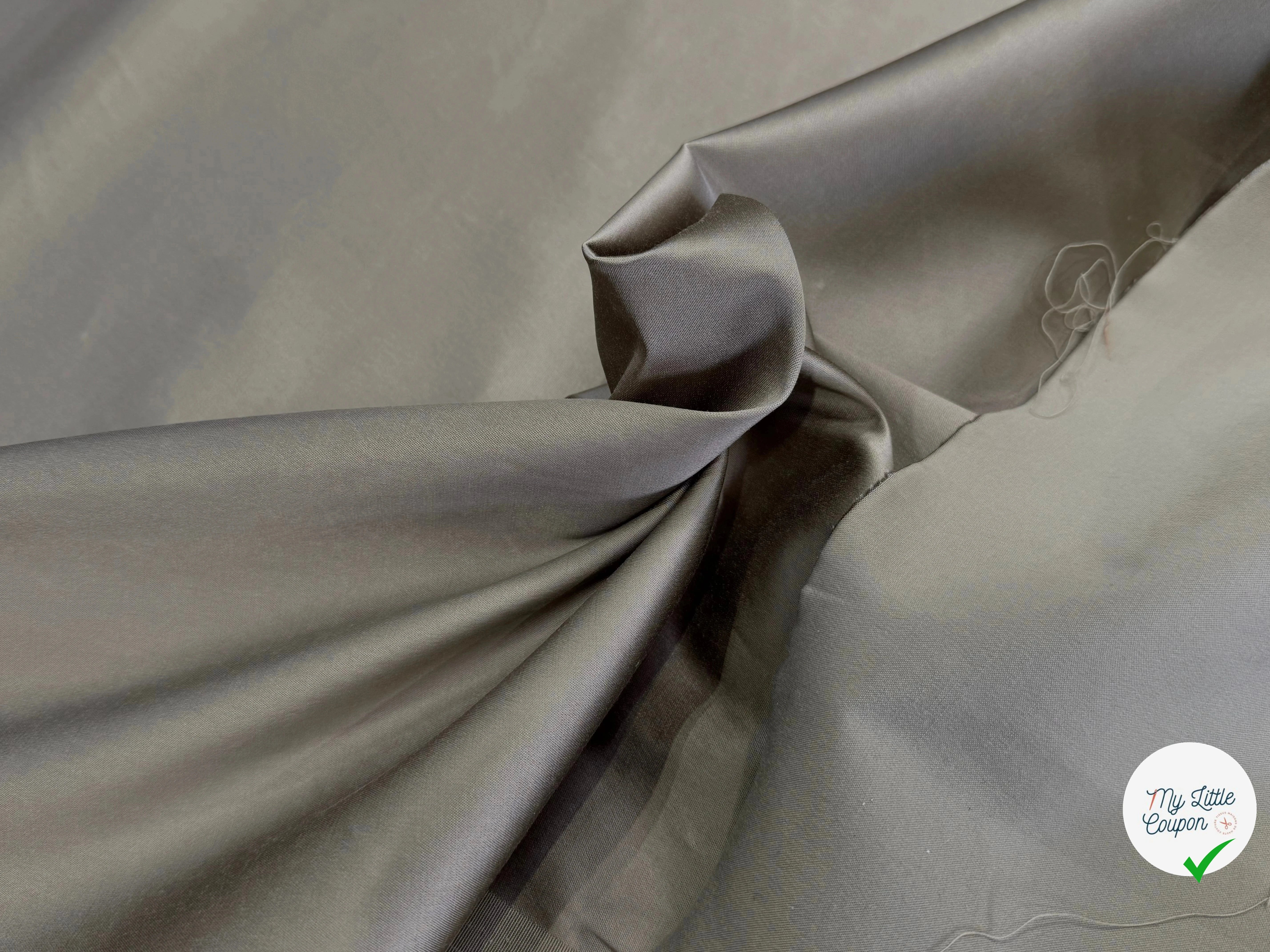 SATIN DE COTON BEIGE BELLE TENUE - My Little Coupon