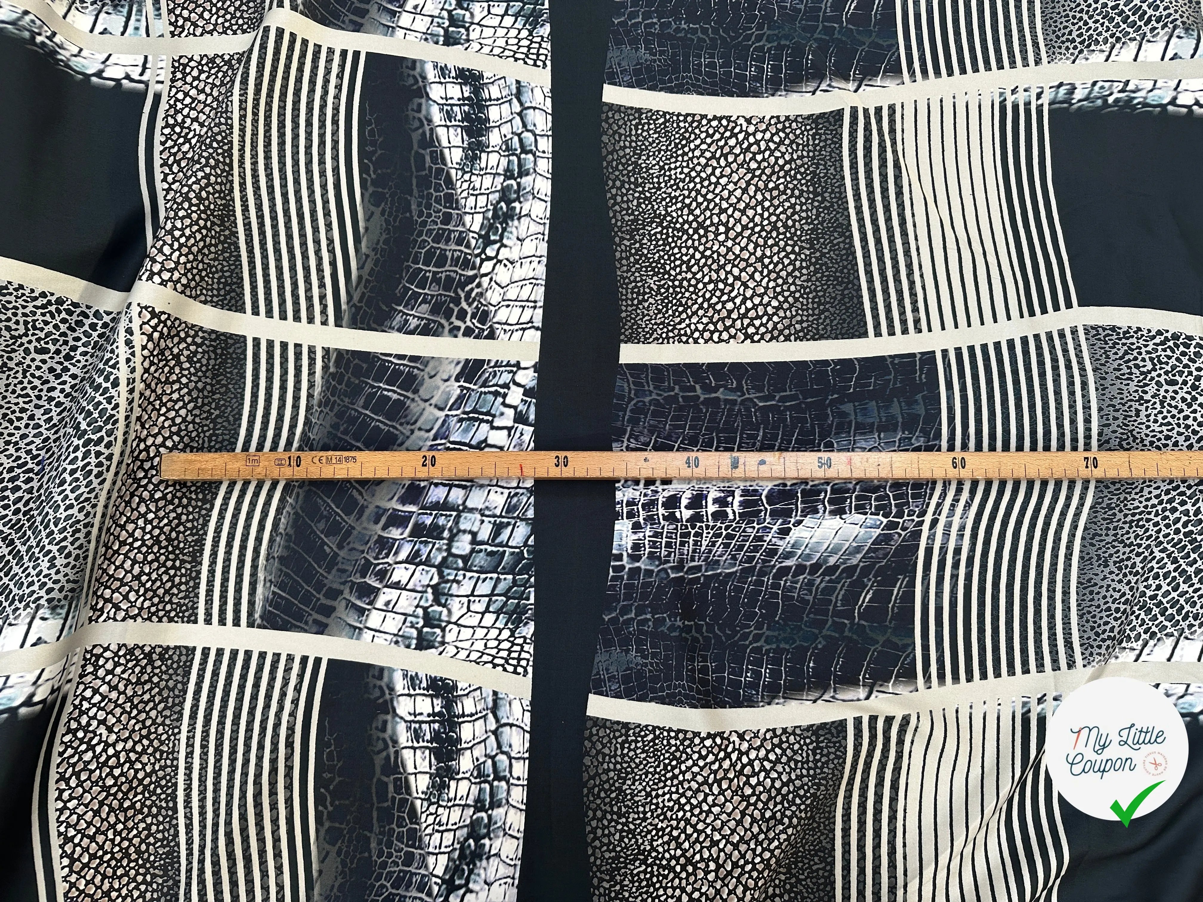 SATIN DE COTON ELEGANCE DU REPTIL - My Little Coupon