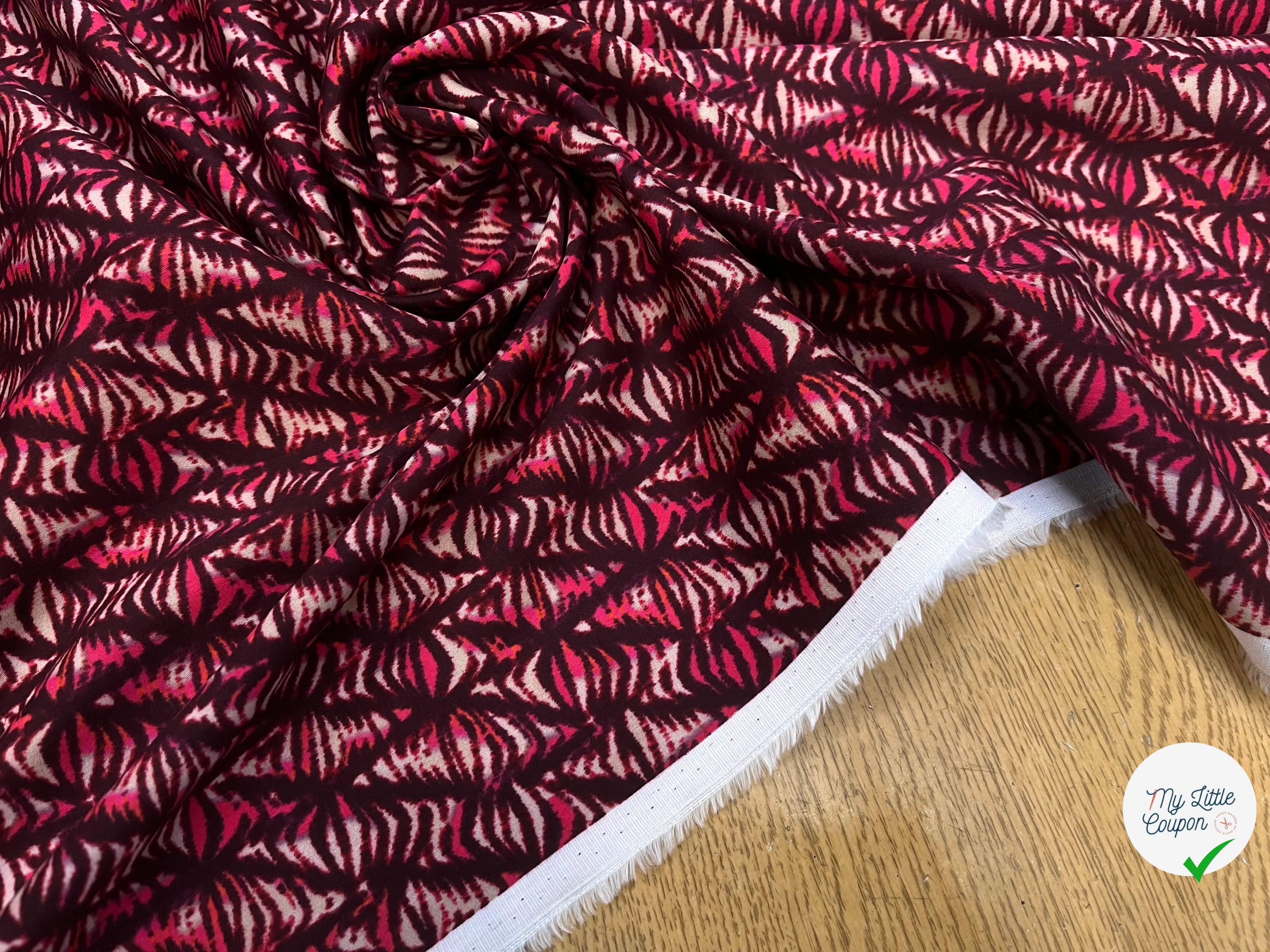 SATIN DE COTON FLUIDE TIE AND DYE - My Little Coupon