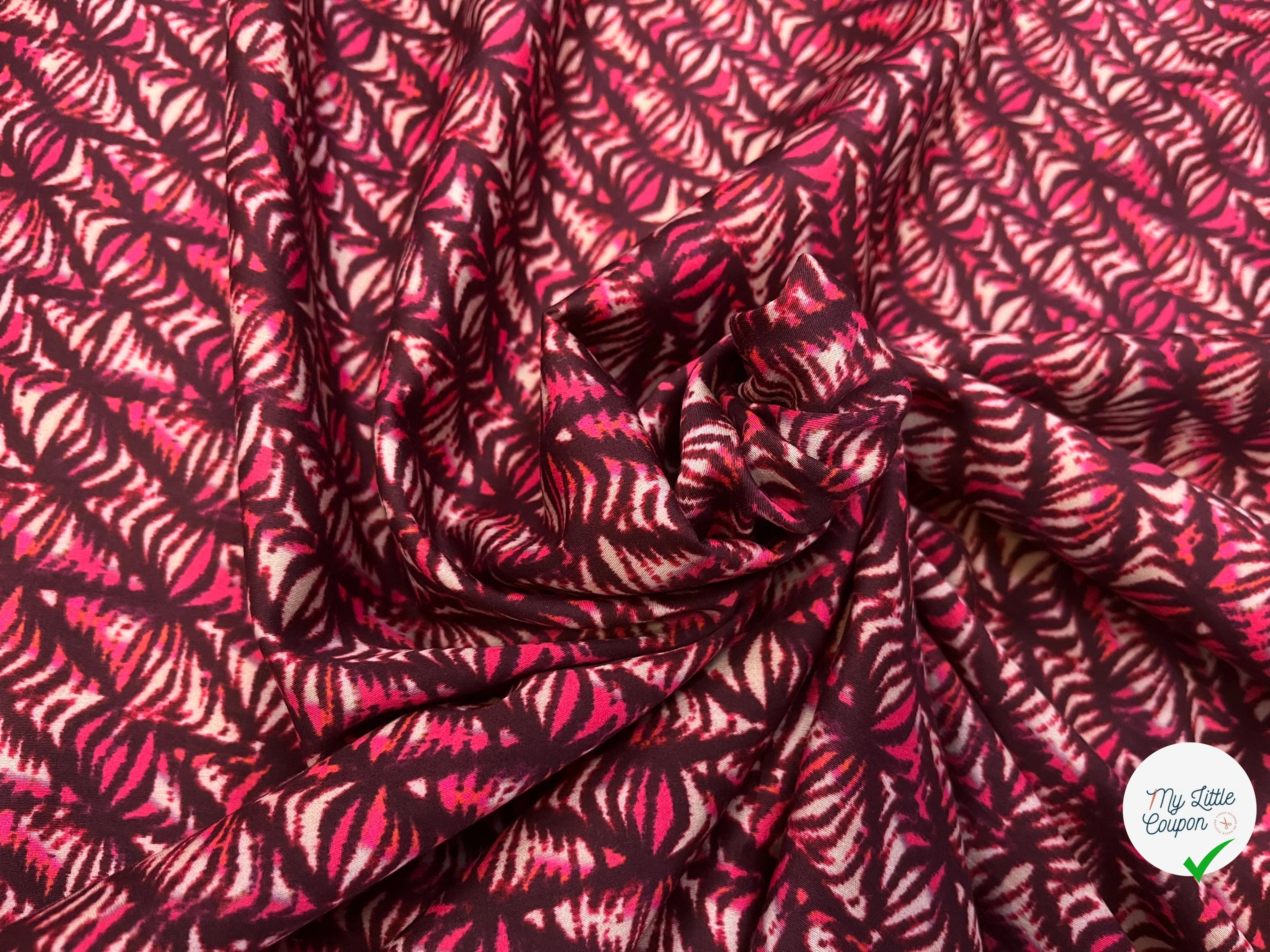 SATIN DE COTON FLUIDE TIE AND DYE - My Little Coupon