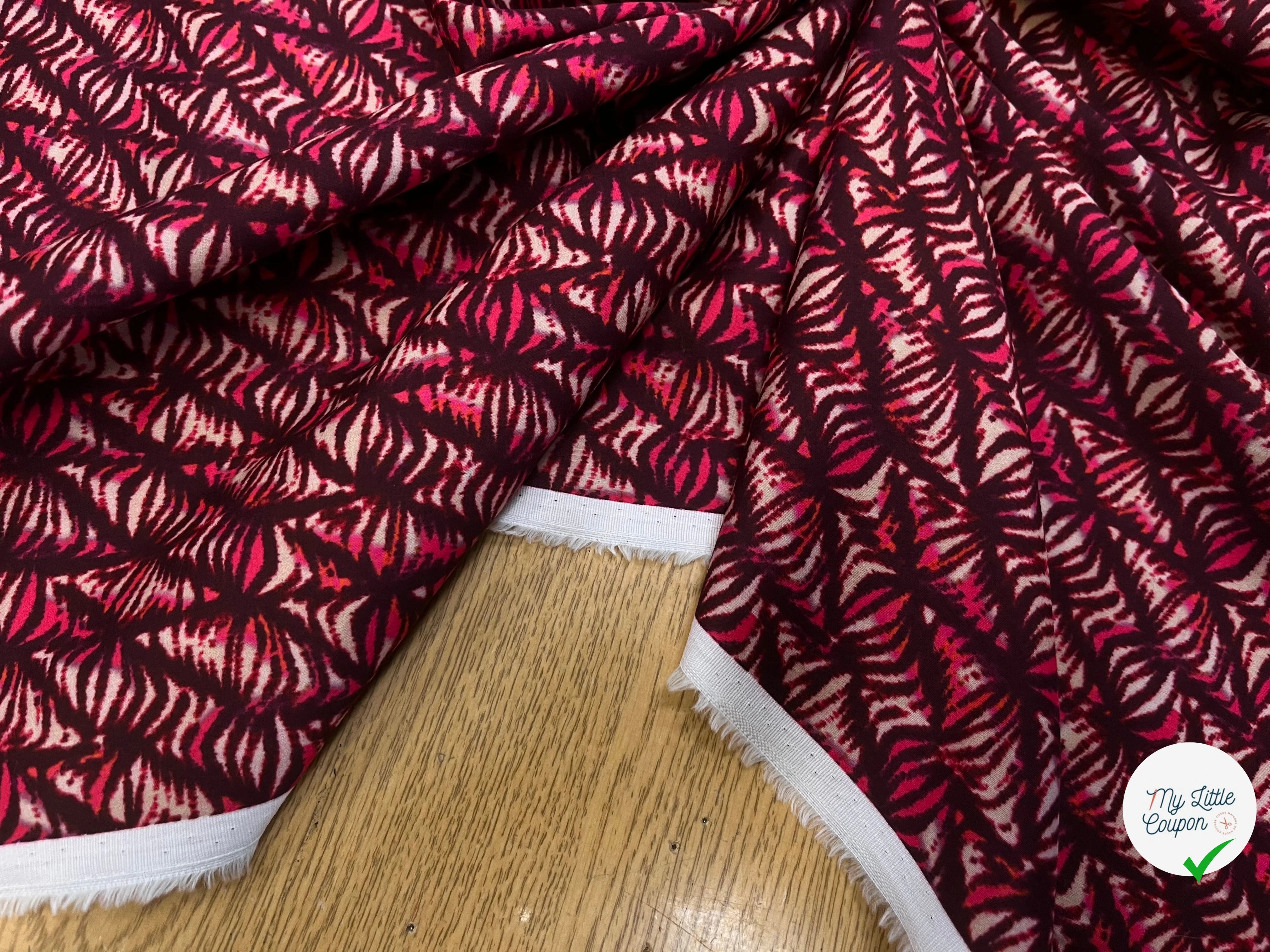 SATIN DE COTON FLUIDE TIE AND DYE - My Little Coupon