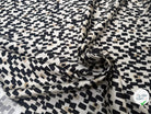 SATIN DE COTON IMPRIMÉ TACHES NOIR QUALITÉ PREMIUM - My Little Coupon