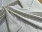 SATIN DE COTON LOURD TRÈS BELLE TENUE BLANC CASSÉ STRETCH - My Little Coupon