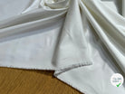 SATIN DE COTON LOURD TRÈS BELLE TENUE BLANC CASSÉ STRETCH - My Little Coupon