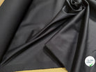 SATIN DE COTON LOURD ULTRA STRETCH NOIR TENUE ÉLÉGANTE - My Little Coupon
