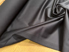SATIN DE COTON LOURD ULTRA STRETCH NOIR TENUE ÉLÉGANTE - My Little Coupon
