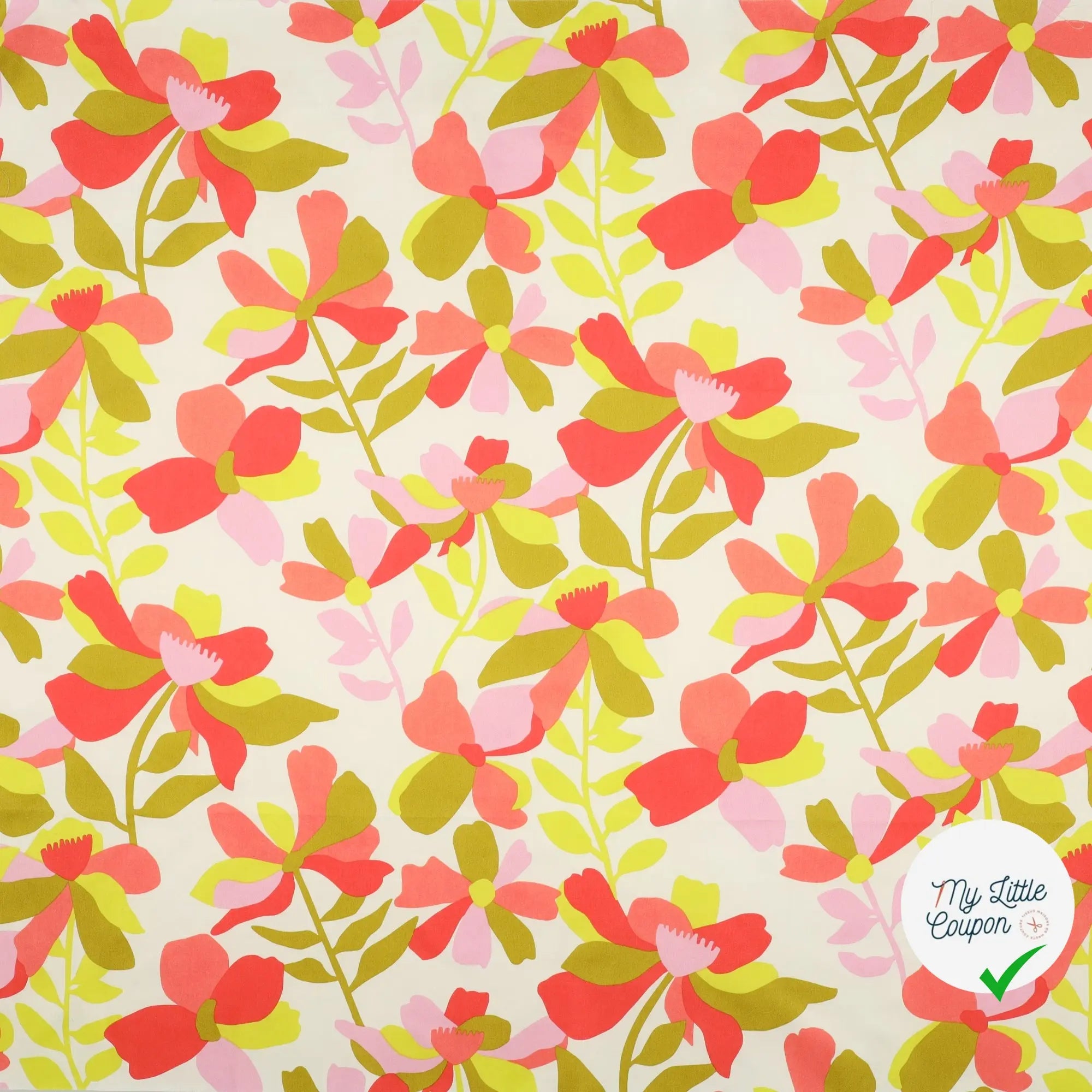 SATIN DE COTON MULTICOLORE - My Little Coupon