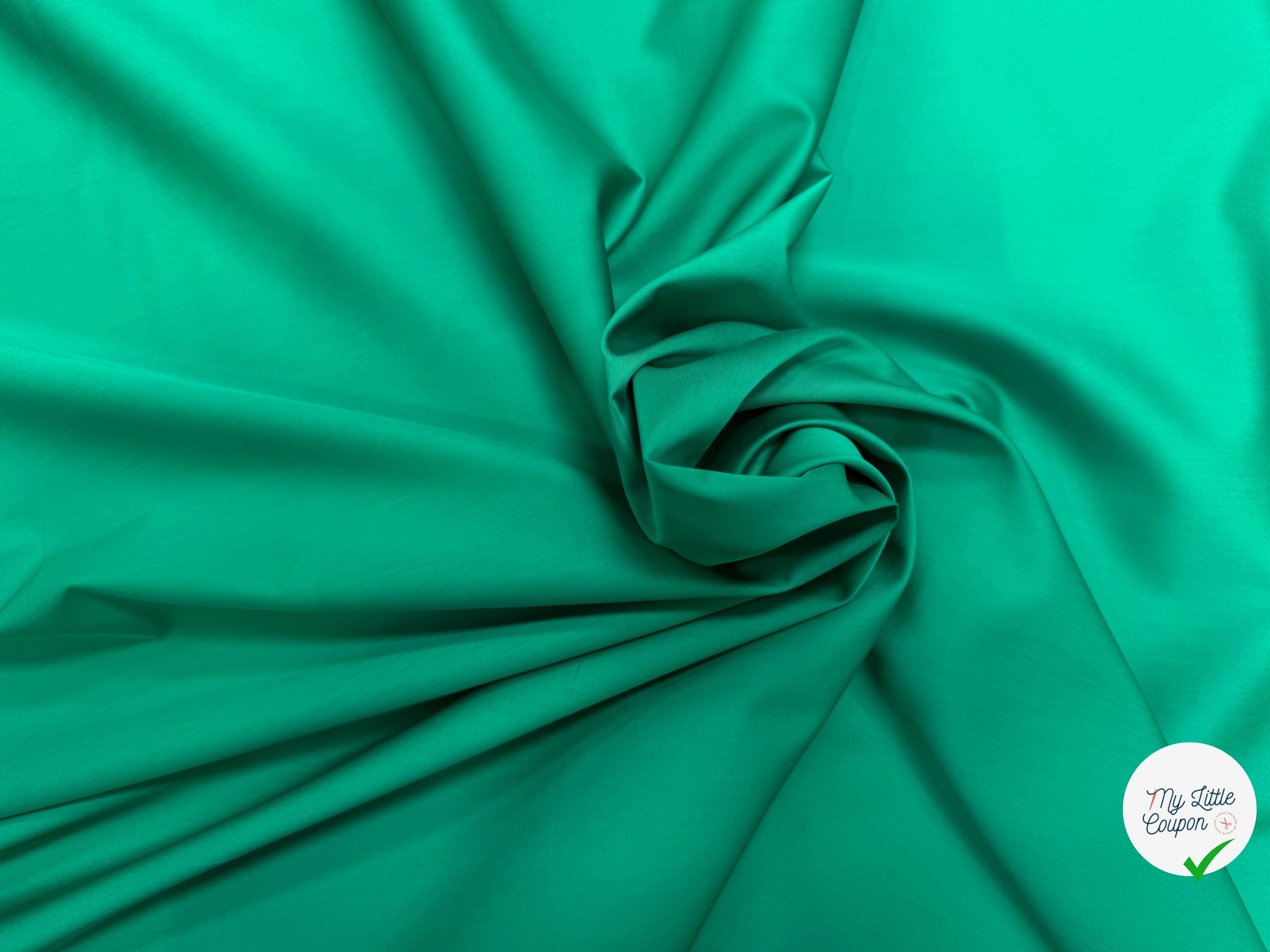 SATIN DE COTON QUALITÉ PREMIUM GREEN - My Little Coupon