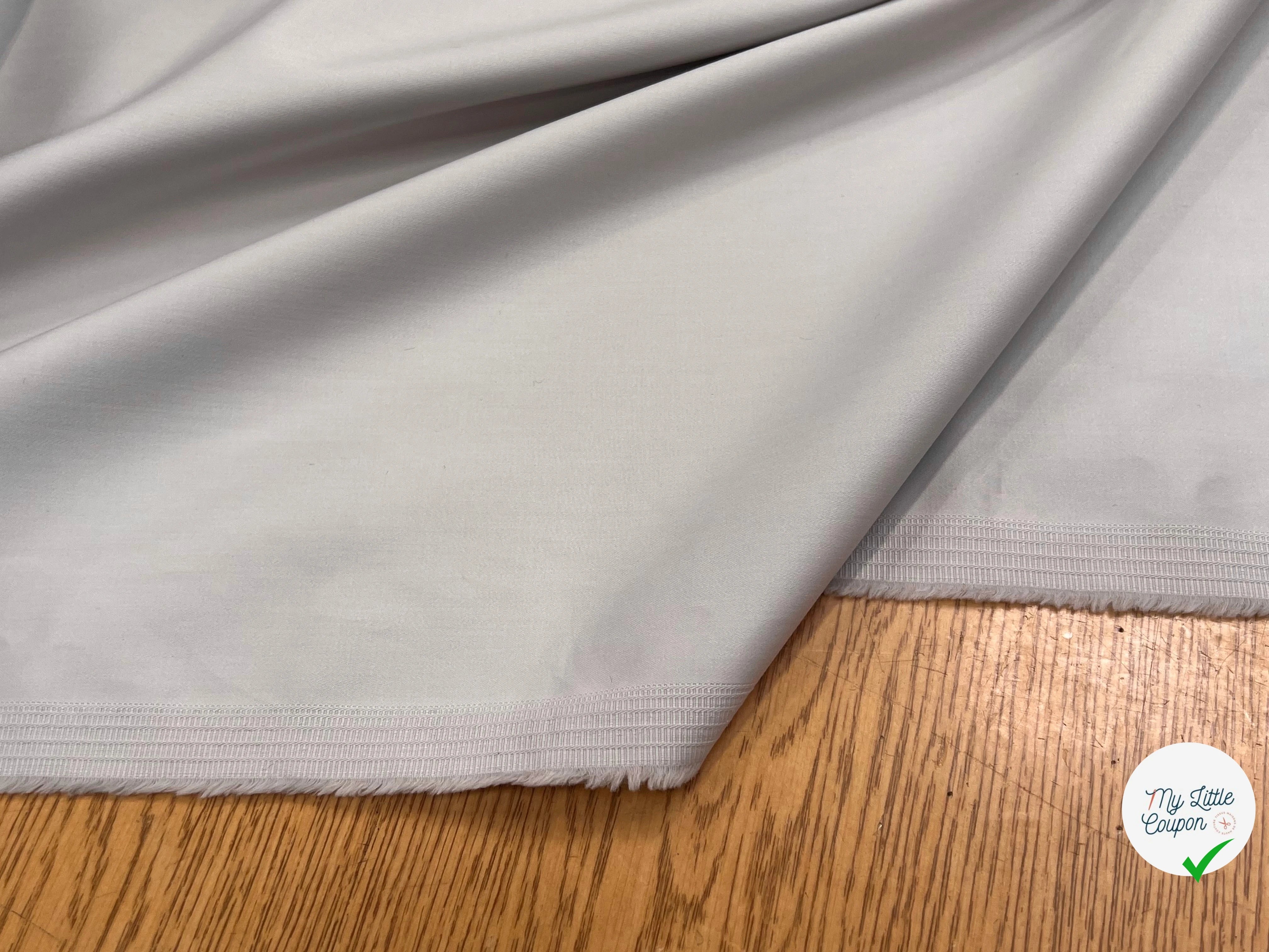 SATIN DE COTON STRETCH BEIGE CAFÉ AU LAIT - My Little Coupon