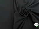 SATIN DE COTON STRETCH NOIR - My Little Coupon