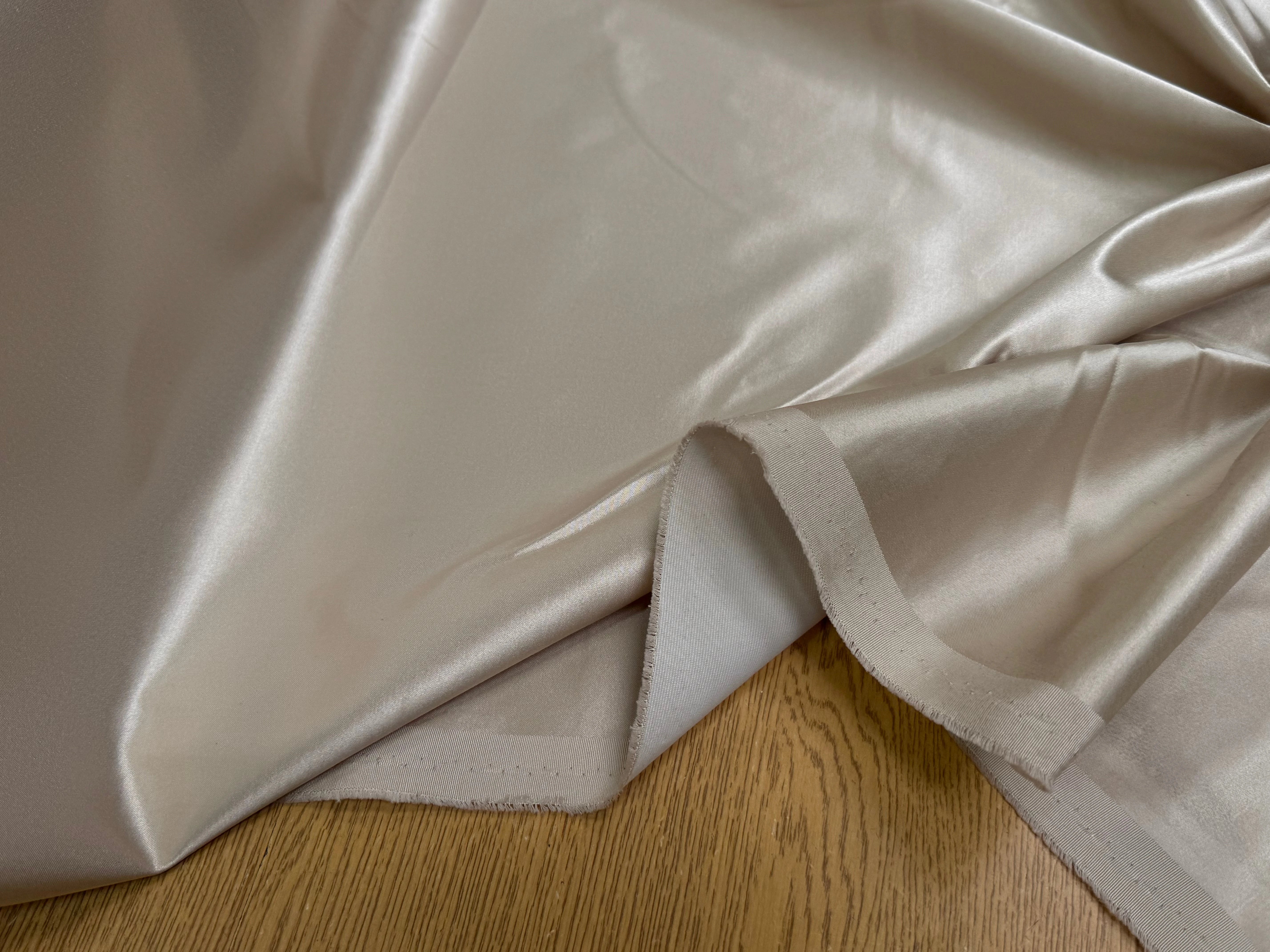 SATIN DE COTON THERMOCOLLÉ BEIGE - My Little Coupon