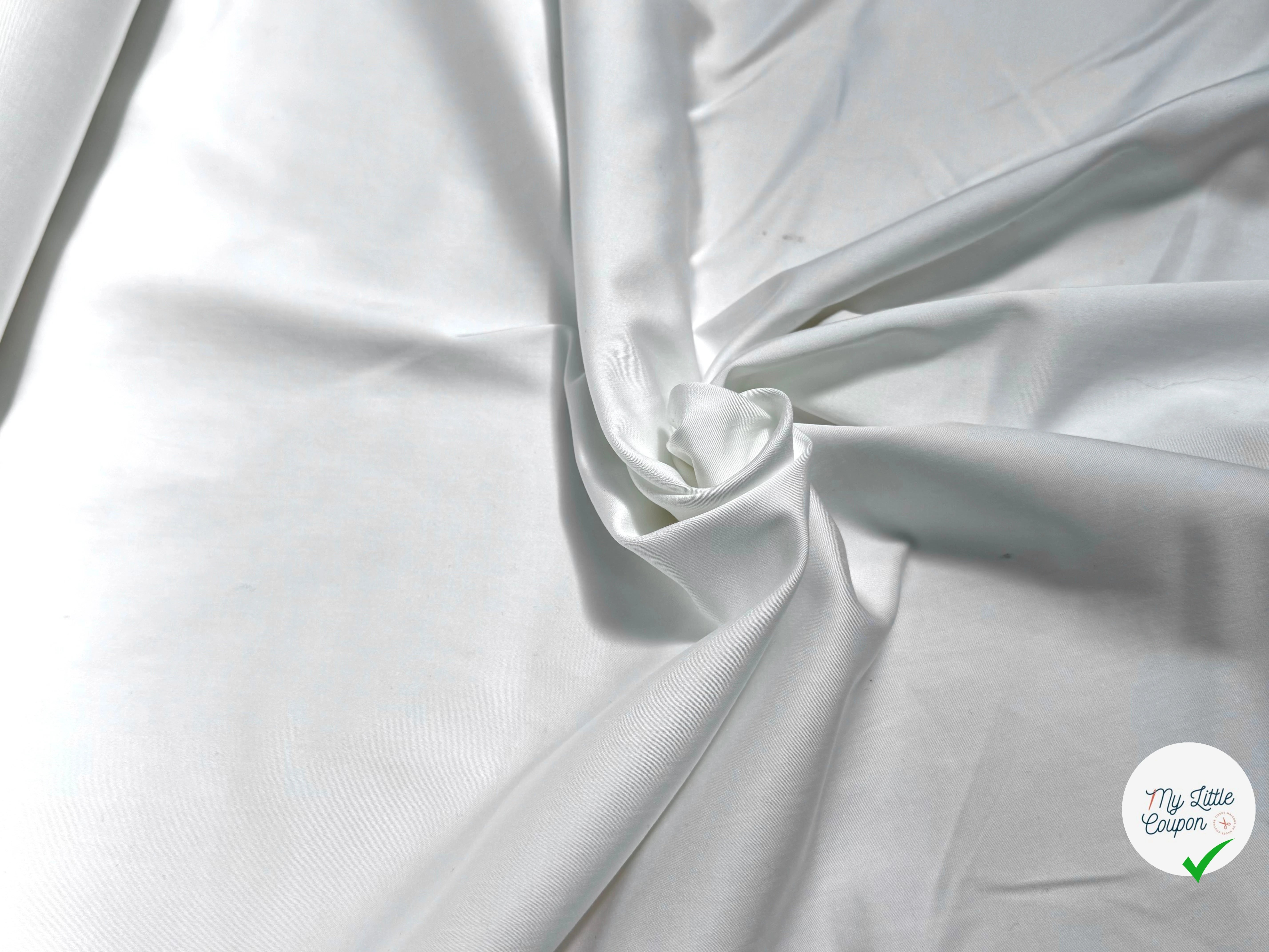 SATIN DE COTON TRÈS BELLE TENUE OPTIQUE STRETCH - My Little Coupon