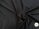 SATIN DE COTON UNI NOIR QUALITÉ COUTURE - My Little Coupon