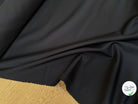 SATIN DE COTON UNI NOIR QUALITÉ COUTURE - My Little Coupon