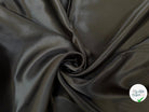 SATIN DE SOIE 100% SOIE UNIE NOIR - My Little Coupon